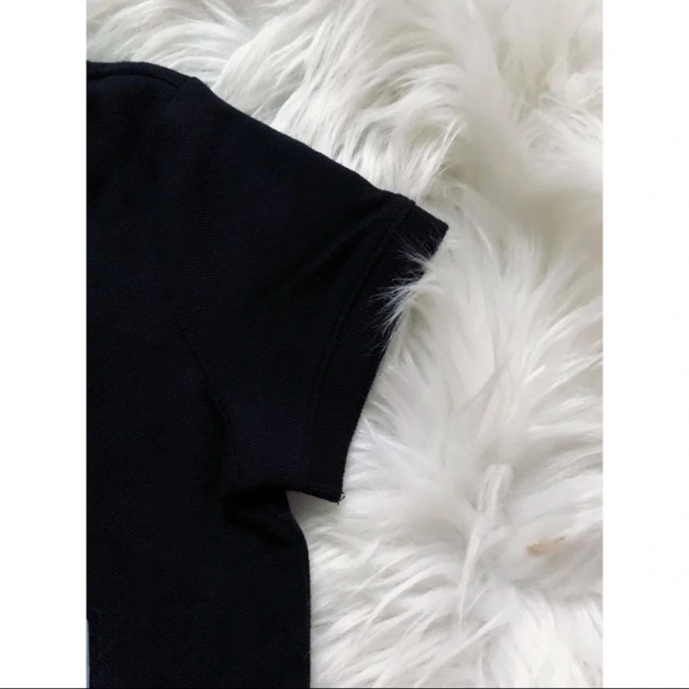 OLD NAVY Girl’s Short-Sleeve Pique Polo in Black